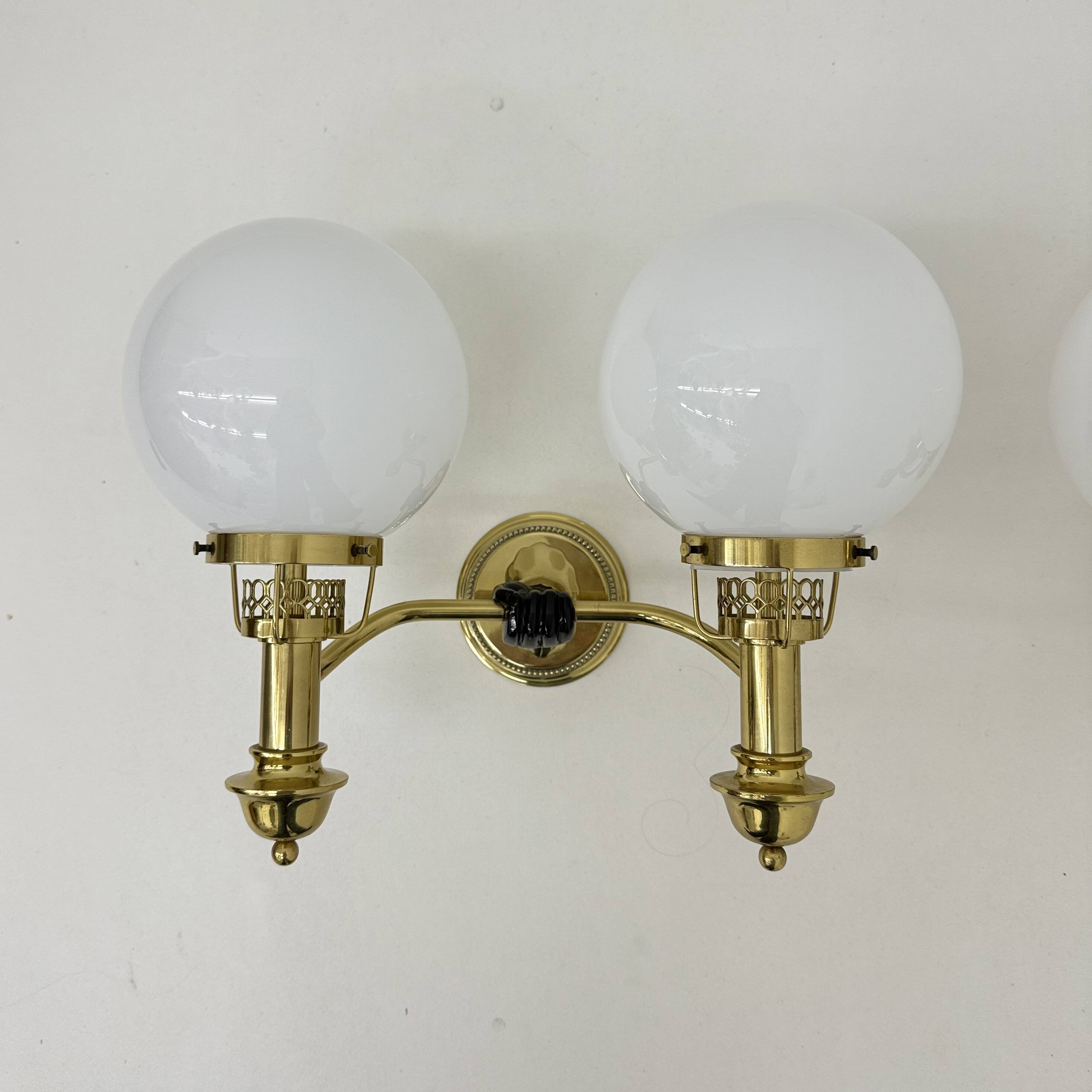 Brass Sconces by Vereinigte Werkstätten München 1970s