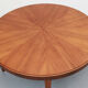 1950s round coffeetable in walnut