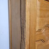 Vintage design oak buffet by Guillerme and Chambron