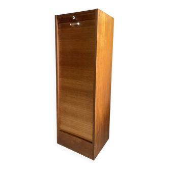 Vintage curtain filing cabinet