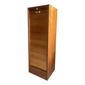 Vintage curtain filing cabinet