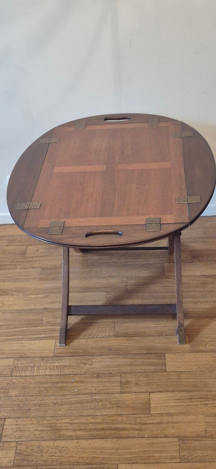 Mahogany marine table