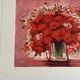 Lithographie originale signée Michel Henry - Bouquet de Coquelicots
