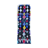 Authentic Moroccan Berber carpet boucherouite 210x70cm
