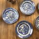 Set assiettes « chinoiserie » anglaises Adams & Sons