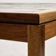 Coffee table in rosewood and ceramic by Lisbeth Sallingboe