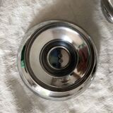 Stainless steel ice cream cups in a box