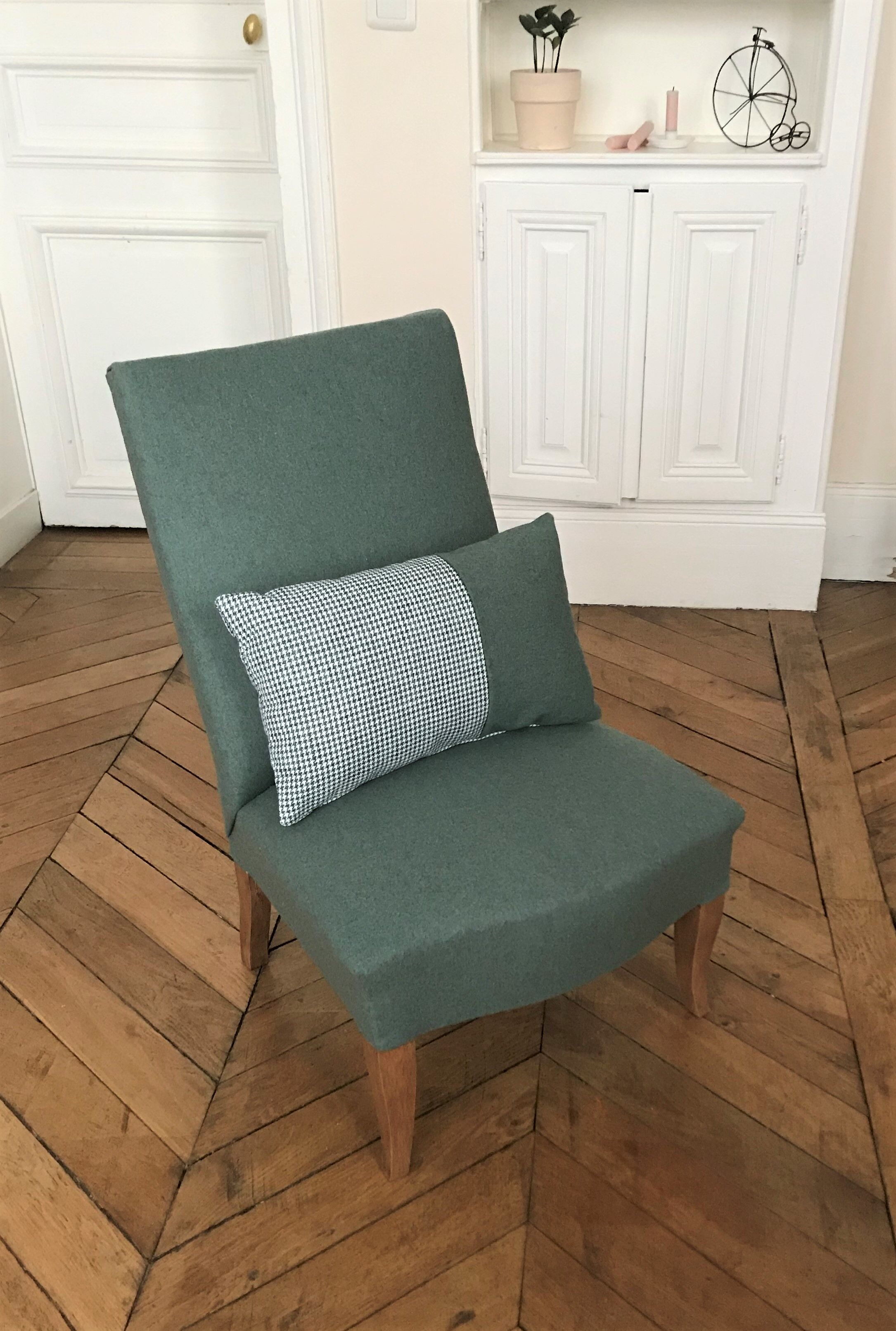 Chauffeuse et son coussin