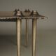 Idir Mecibah brutalist coffee table, Belgium 1997