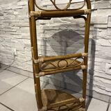 Rattan shelf