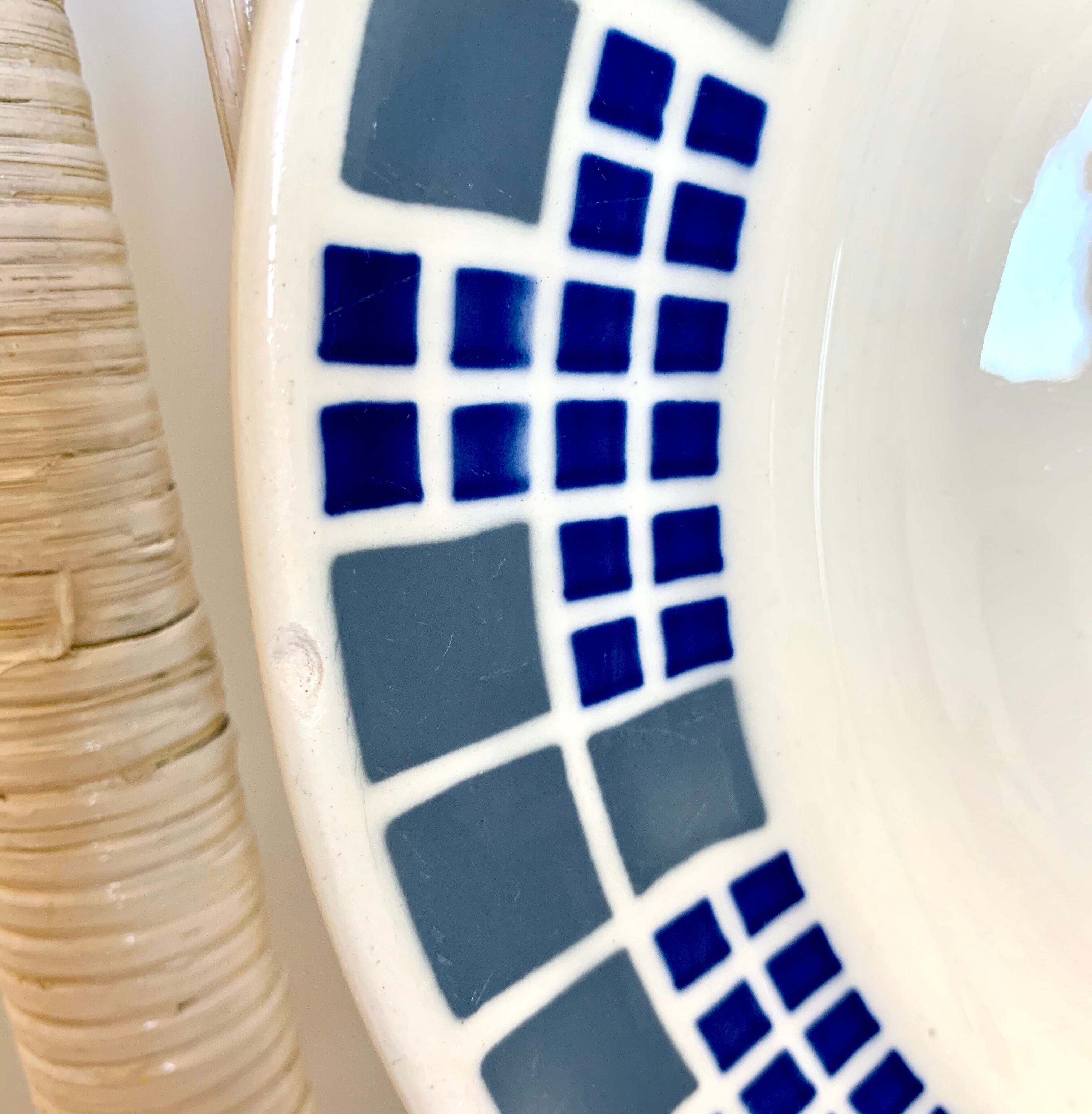 Leon round service plate, Badonviller