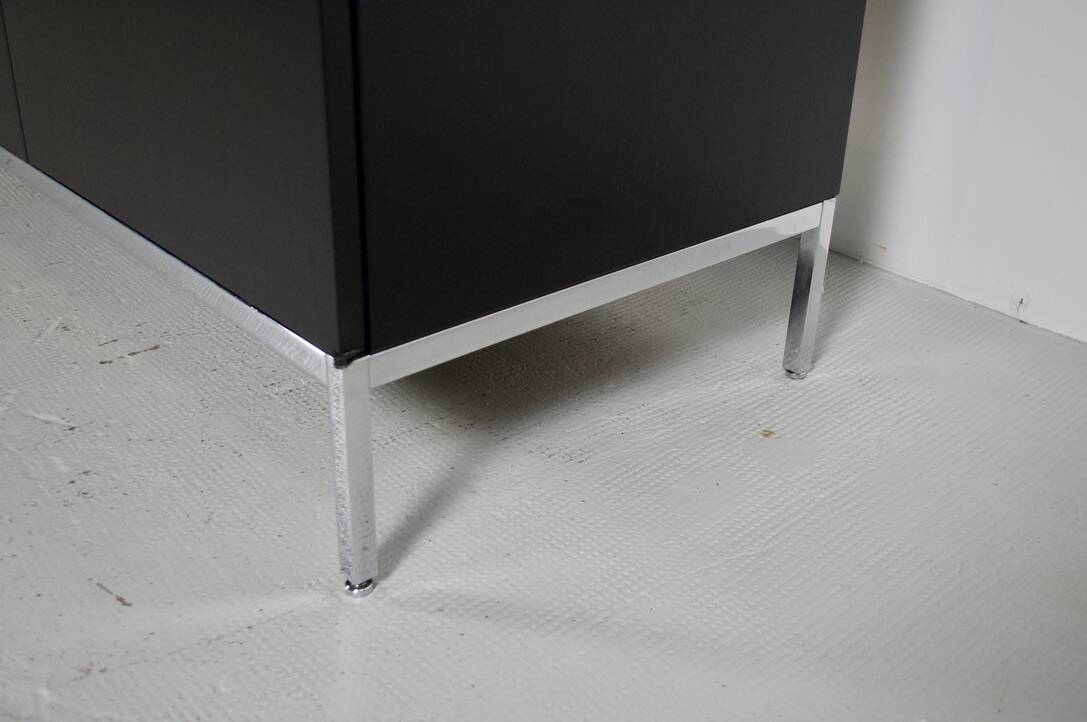 BLACK OAK AND FLORENCE MARBLE SIDEBOARD KNOLL 2000 KNOLL INTERNATIONAL PUBLISHER