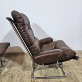 Armchair with footstool, Westnofa, "Wing Chair and foot stool", designed by