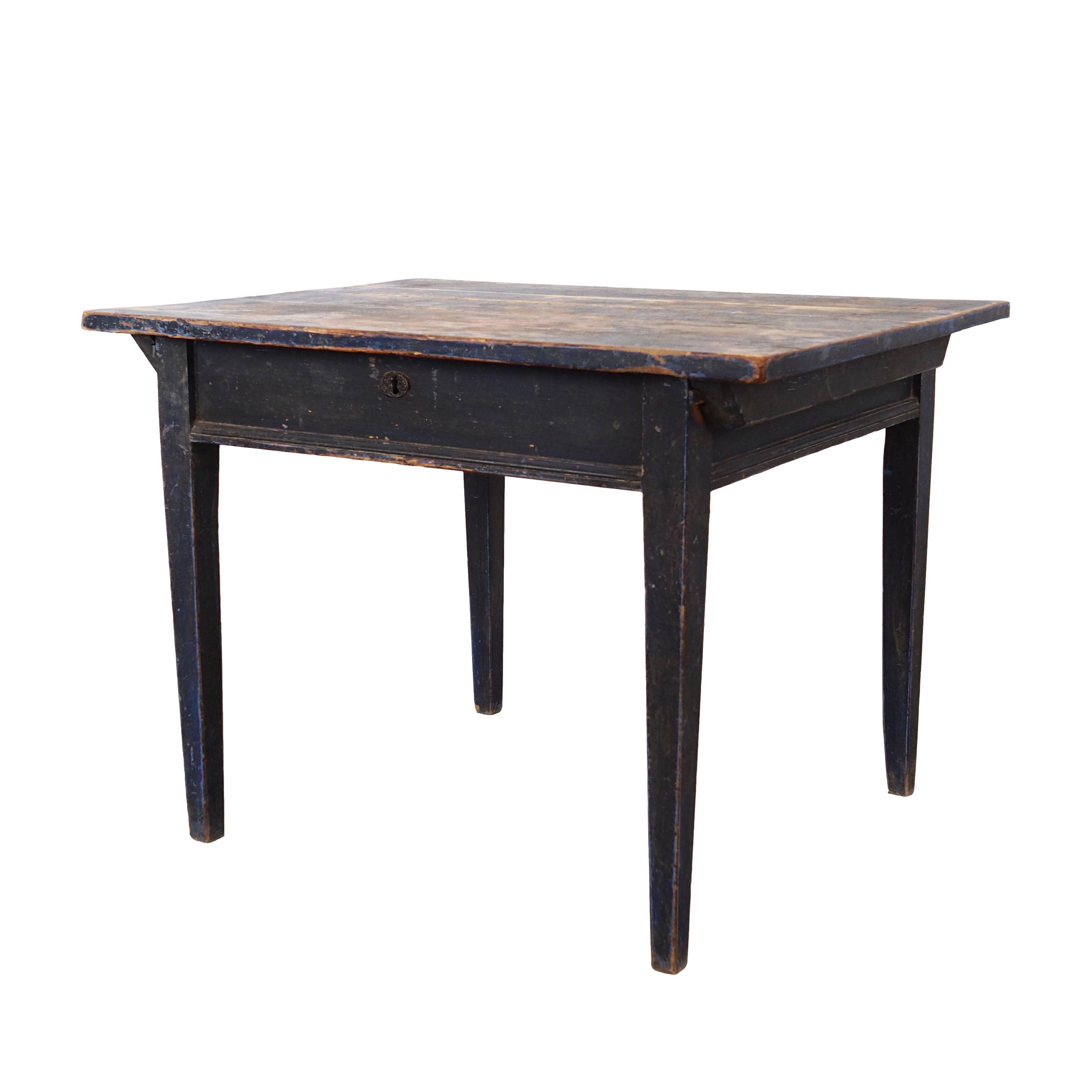 Table en pin, design danois, années 1940, fabriquée au Danemark