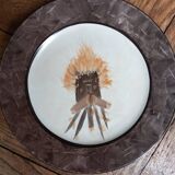 Porcelain plates