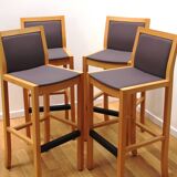 Set of 7 Segis designer stools