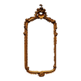 Italian Louis XV Period Hand-Carved Giltwood Mirror