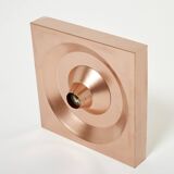 Set of nine wall lamps copper Klaus Hempel for Kaiser Leuchten 1970