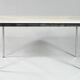 Grande table / bureau en marbre de Carrare par Florence Knoll  « Model 1500 » crée en 1956