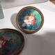 Three old paintings, still lifes with bouquets of roses, signed M Henry
