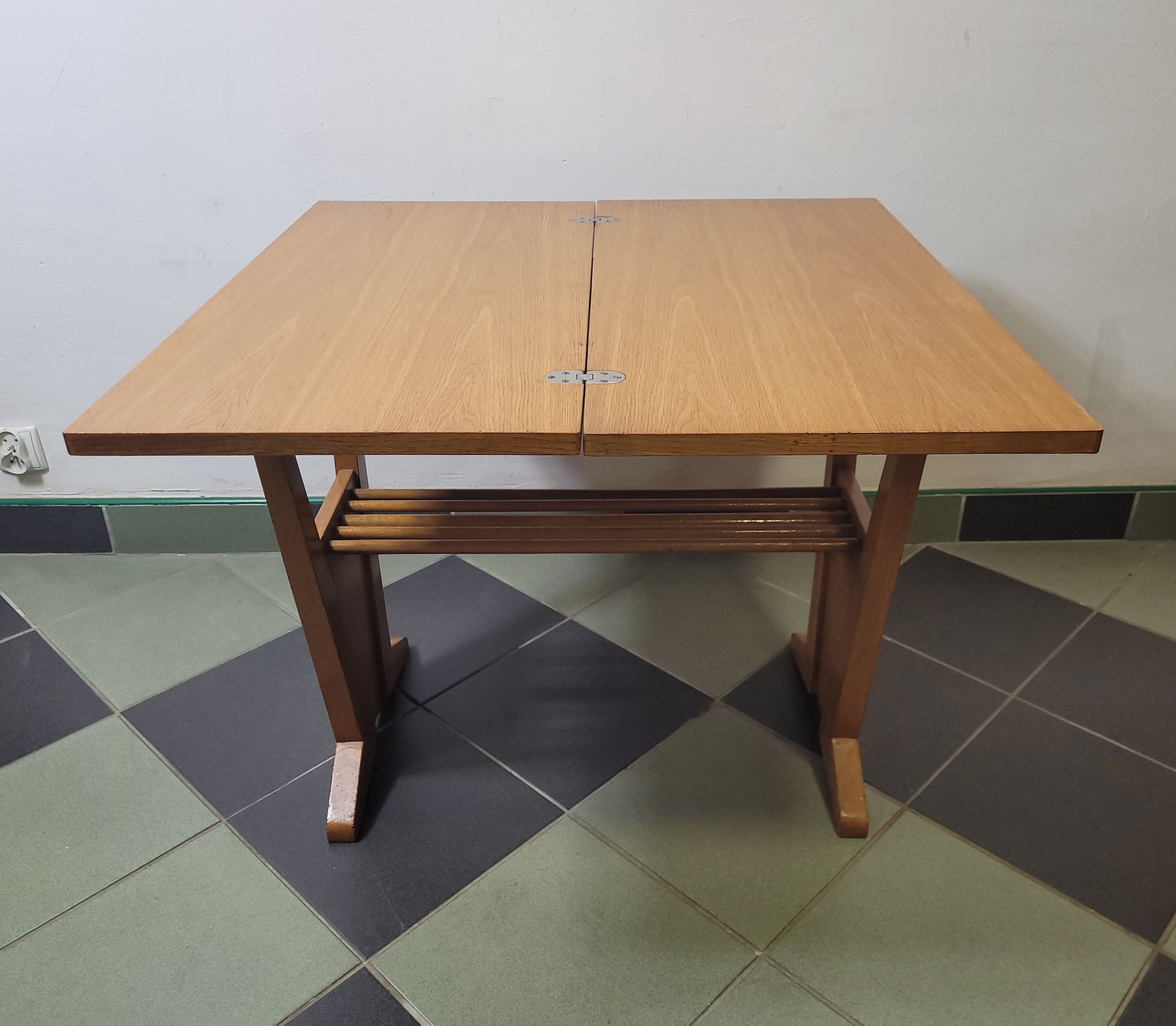 UP Zavody wooden coffee table, Czechoslovakia, 1960s.