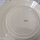 Set of 6 dessert plates in Badonviller earthenware decoration pink and blue border