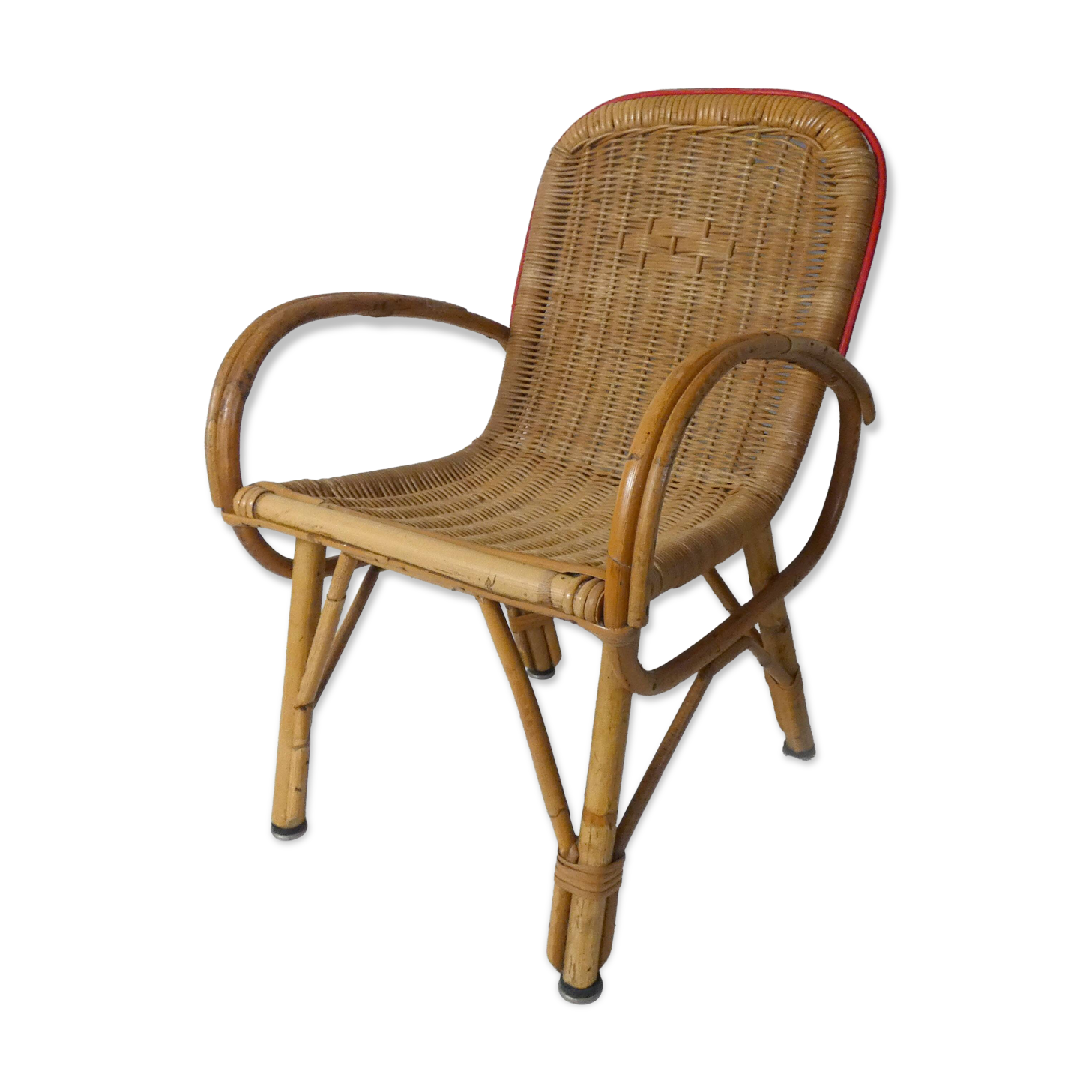 Fauteuil en rotin pour enfant