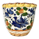 Cache pot fleurs plante céramique émaillée