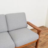 Mid-century danish teak sofa by Juul Kristensen, 1960s