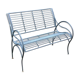 Iron garden bench