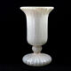 Vase Art Deco Murano Double Latticino Glass-1930s