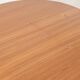 Round extending table, light oak, East Germany, 1960s