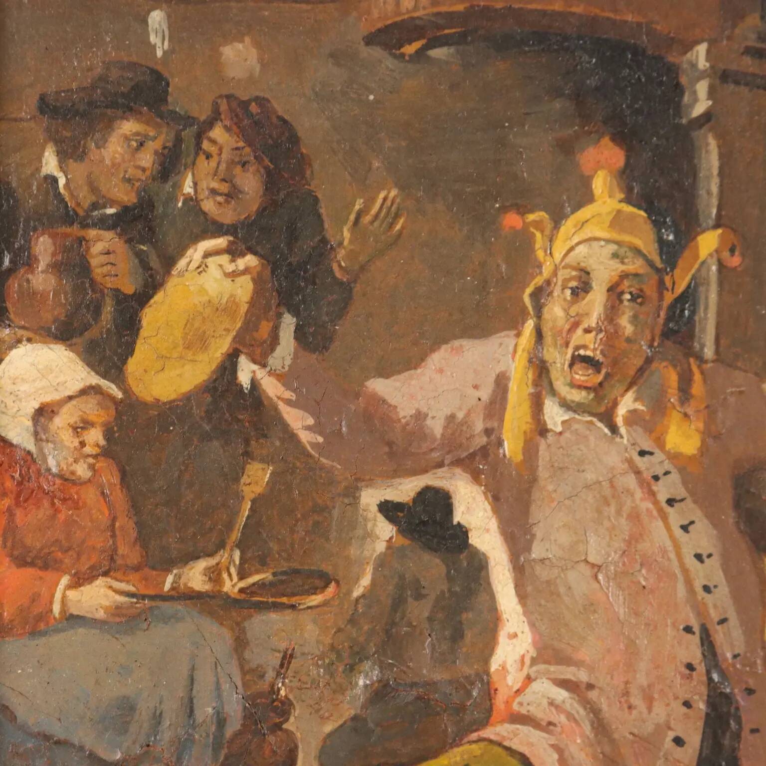 Table "Twelfth Night the King Drinks" copy after David Teniers "800"