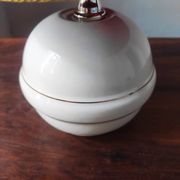 Lampe boule vintage en céramique