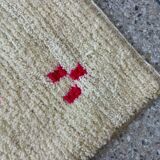 Custom white rug - colorful Beni Ourain rug 250/150cm