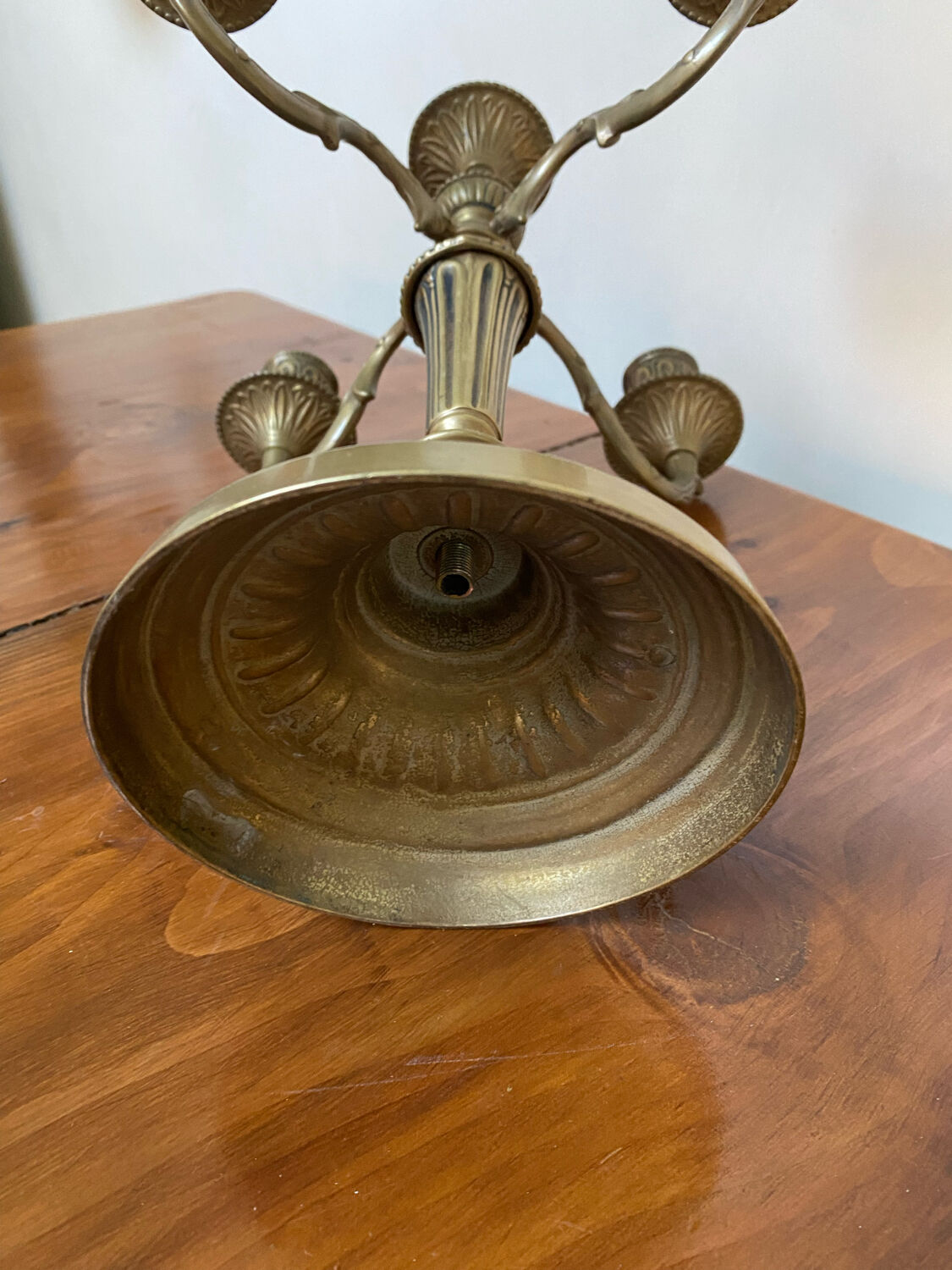 Brass candle holder