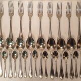 Cutlery part in silver metal christalba