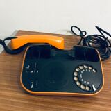 Vintage phone Orange, TELIC, design f. guirin
