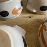 4 vintage Marais pottery bowls