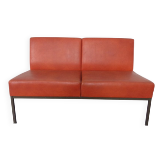 Minimalist 2-Seater Bench, Germany, 1960s