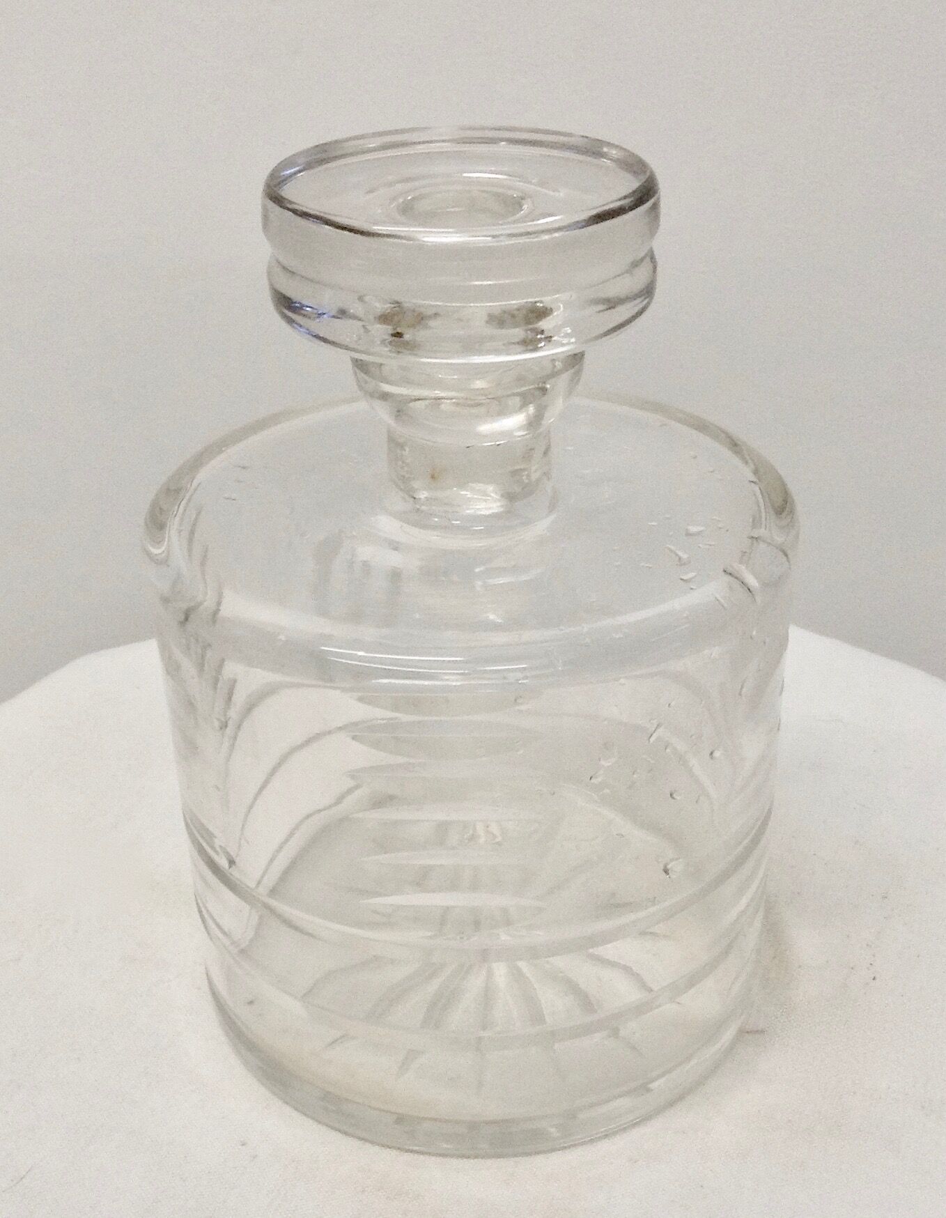 Crystal whiskey decanter