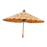 Vintage Asian umbrella made of rice paper