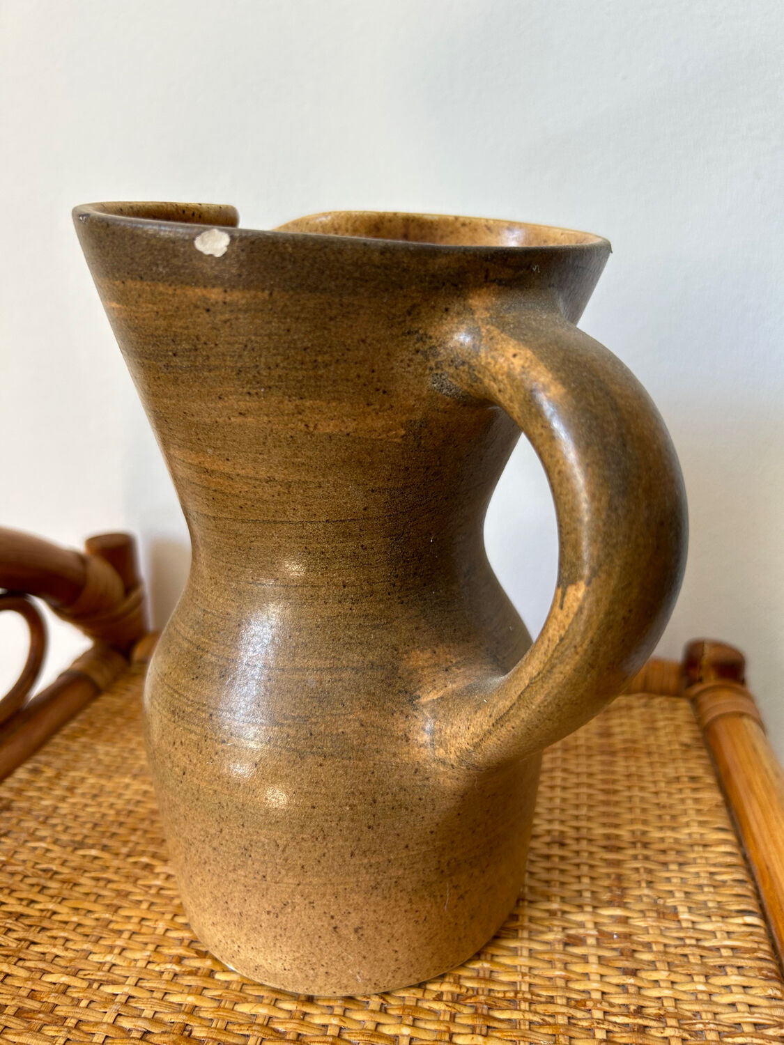 Pitcher in stoneware manufacture Lonchamp