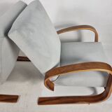 Armchairs in Walnut by Miroslav Navratil for Up Zavody, 1940s