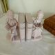 Serre livres en porcelaine