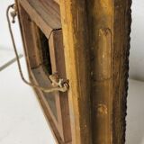 Ancien cadre bois et stuc doré