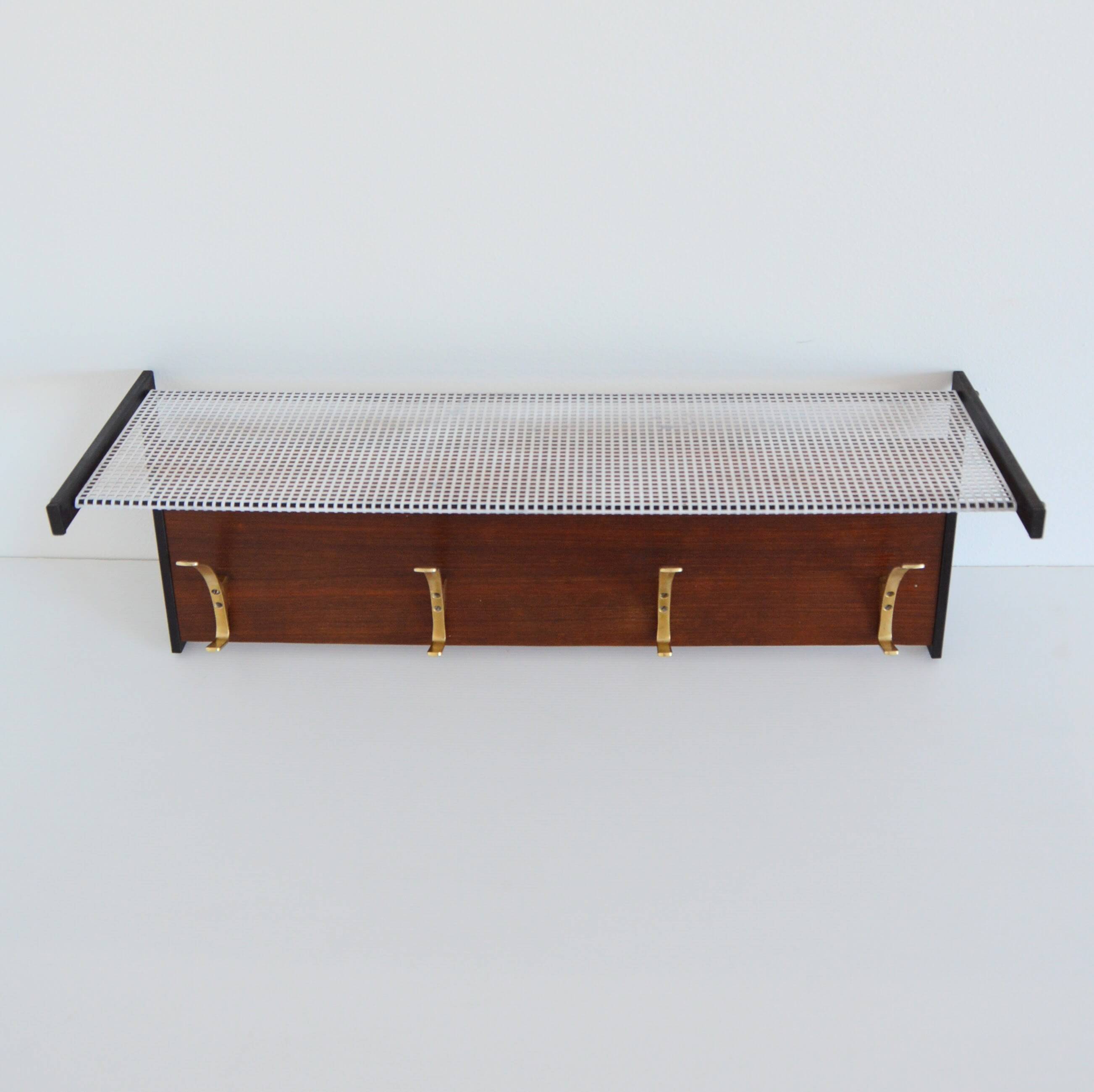 Vintage 1950s coat rack / hat rack