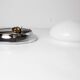 Opaline and chrome ceiling light  60s