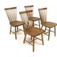 4 chaises scandinaves "Lilla Åland", Carl Malmsten, Suède, 1960