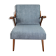 Fauteuil caméléon gris vintage Tchèque années 1970